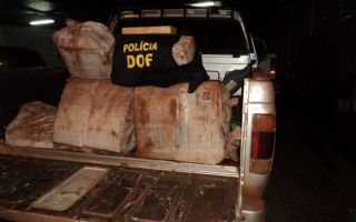 Polícia barra caminhonete modificada que levaria 259 kg de maconha para Três Lagoas