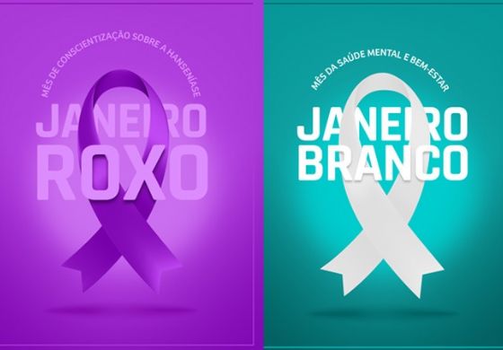 Janeiro Roxo e Branco alerta para combate à hanseníase e cuidado com a saúde mental