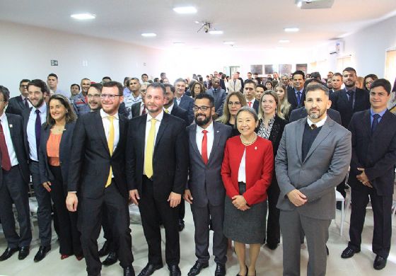 Tamiko participa da posse da nova diretoria da OAB Andradina