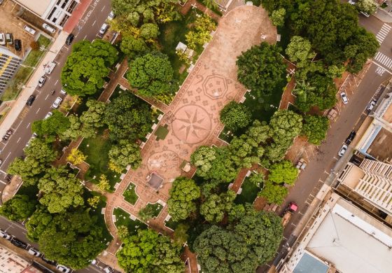  Obras de recuperação das marcações históricas da Praça Moura Andrade em Andradina