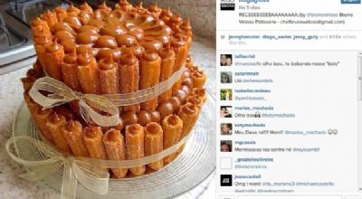 Chef do DF recebe 300 encomendas em 48 h após criar bolo de churros