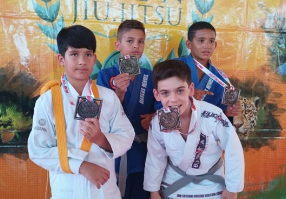  Sucesso Andradinense no "Três Lagos Open de Jiu-Jitsu" - Prova da Ascensão do Esporte nas Escolas