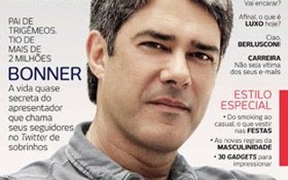 William Bonner: "A idade é uma merda"	