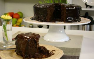  Bolo de chocolate com cenoura