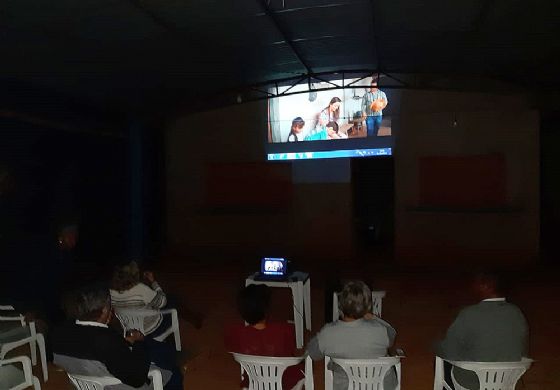 Projeto Cine de Respeito levou entretenimento aos moradores do Assentamento do Timboré