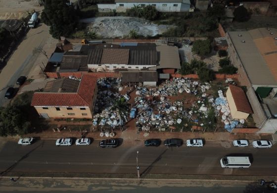 Polícia Militar faz apreensão de sucata suspeita em Andradina