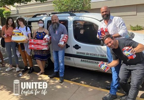  United entrega produtos de campanha em prol do Asilo São Vicente de Paula 