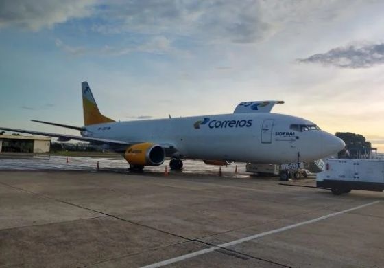 Começa a voar o avião dos Correios do Brasil