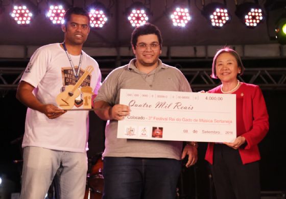 Guilherme Moroni vence o 3º Festival Rei do Gado de Música Sertaneja