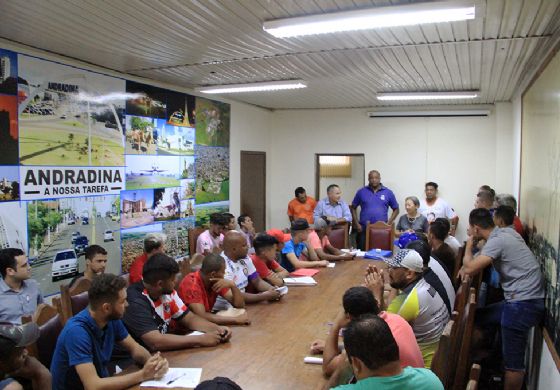 Reunião define forma de disputa do Futsal de Férias em Andradina