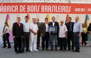 Paulo Skaf recebe título de cidadão andradinense da Câmara Municipal durante inauguração da nova unidade Sesi-SP