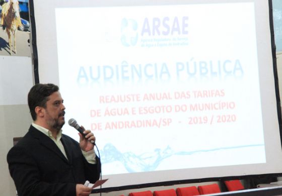 Arsae anuncia redução de 3% na conta de água em Audiência Pública