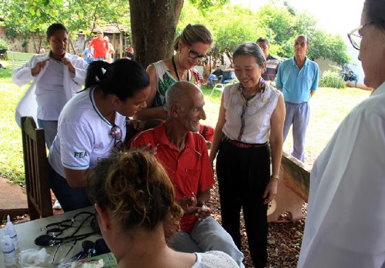 Tamiko acompanha programa que leva informação e cidadania para a Camor