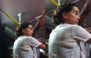 Lucélia Santos se revolta após ser fotografada em ônibus lotado