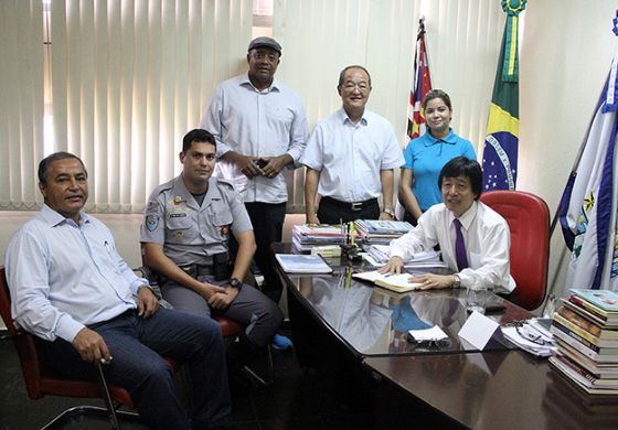 Jamil recebe visita de comandante da Policia Rodoviária de Andradina