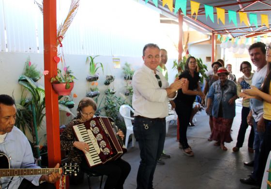 Animação marca festa junina da Saúde Mental