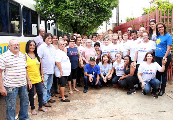 Delegação andradinense embarca rumo ao Jogos Regionais do Idoso