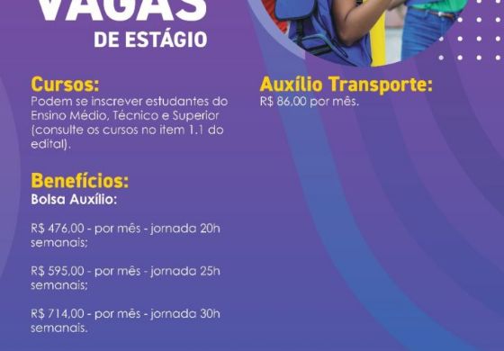 Prefeitura de Pereira Barreto tem oportunidade de estágio