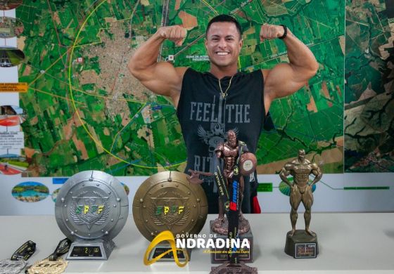 Fisiculturista será o primeiro a receber a Bolsa Atleta em Andradina