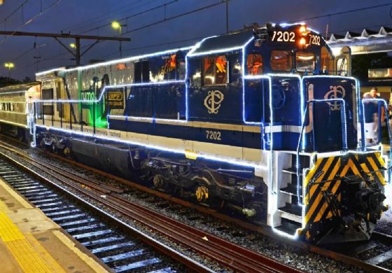Trem natalino da Rumo passará em mais de  20 cidades paulistas