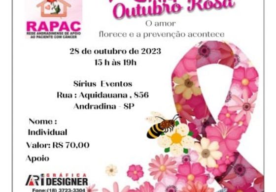  9º Chá Outubro Rosa da RAPAC em Andradina: Unindo Forças 