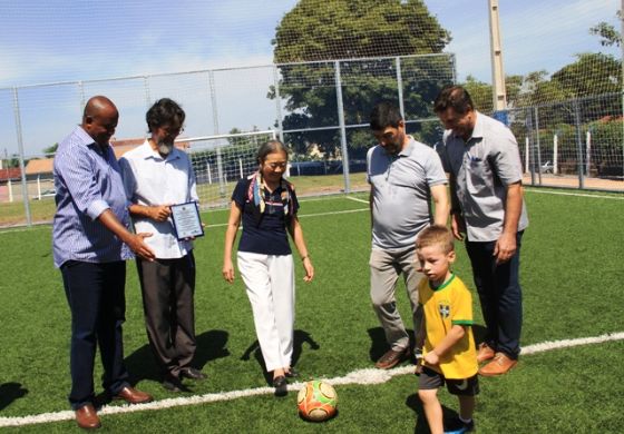 Inaugurado campo de futebol society “Seitoco Moromizato”