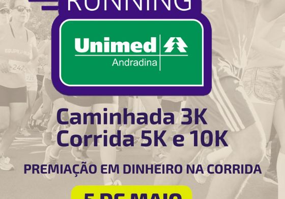 Andradina será sede de corrida de rua no próximo dia 05