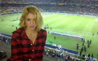 Shakira comemora derrota do Santos