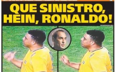 Jornal destaca vídeo em que Ronaldo chama Edmundo para 'apertar unzinho'