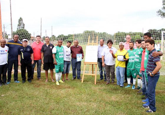 Governo de Andradina reinaugura campo do Guarani