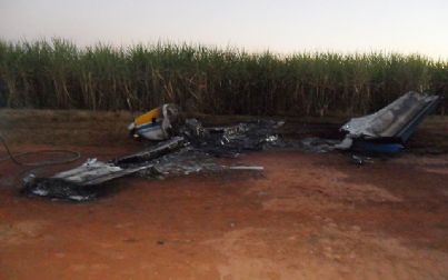 Ninguém é encontrado em avião que caiu em Nova Independência