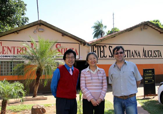 Prefeito Jamil faz visita à escola técnica agrícola