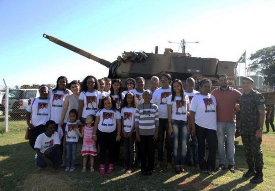 Entrega de boina verde e homenagem a expedicionário Euphosino marcaram aniversário de Andradina no TG