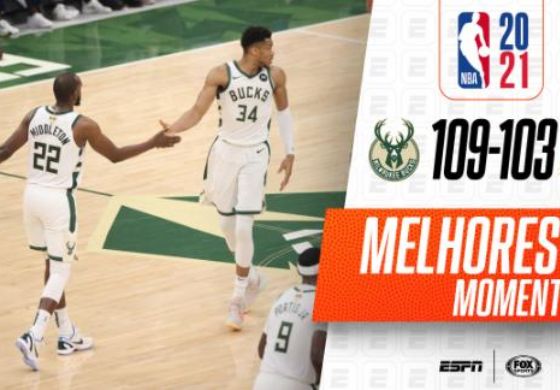 Melhores Momentos: Milwaukee Bucks vence batalha contra os Suns e empata série