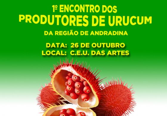 Governo de Andradina realiza o 1° Encontro dos Produtores de Urucum