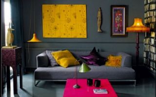 Cores berrantes envolvem mundo da decoração