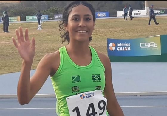 Atleta de Três Lagoas fica entre as melhores atletas do País pela categoria Sub-23 de atletismo