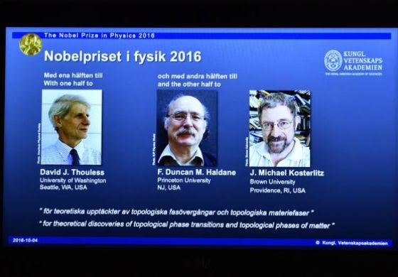 Trio que pesquisa faces da matéria leva Nobel de Física