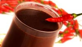 Bebida: Chocolate quente com pimenta