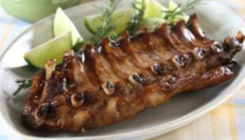 Almoço de domingo:Costelinhas ao molho de tangerina