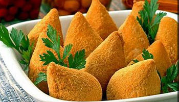 Coxinha de carne moída