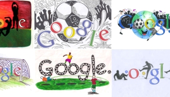 Google faz concurso de logotipos com o tema 'Eu amo futebol'