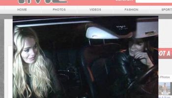 Lindsay Lohan é flagrada com suposta namorada