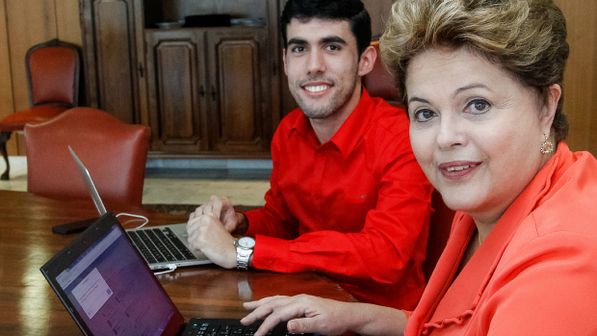 Jeferson Monteiro e Dilma Rousseff (Roberto Stuckert Filho/ Presidência da República )