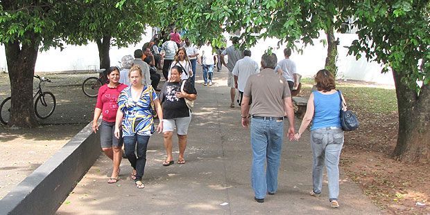 Movimentação de eleitores nas últimas eleições. Arquivo/Andravirtual