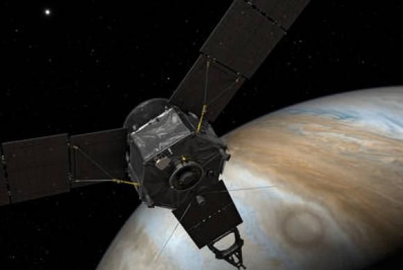 A viagem da sonda Juno, movida por energia solar, até Júpiter durou quase cinco anosNasa/Divulgação