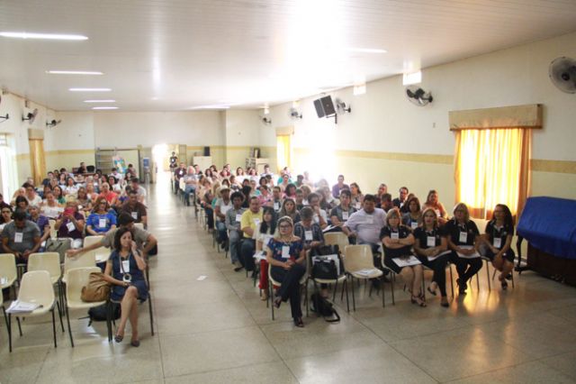   Evento discutiu políticas públicas educacionais com profissionais da área . Foto: Divulgação/Prefeitura