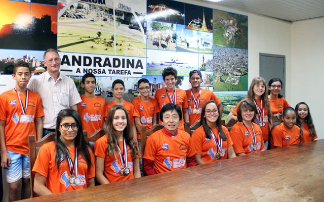 Natação foi o esporte que mais trouxe medalhas para Andradina. Foto: Divulgação/Prefeitura