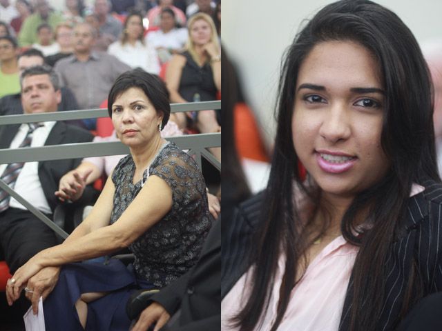 A esquerda a única mulher na Câmara de Andradina e a direita a eleita mais jovem da região. Foto: Fabiano Marinho / Andravirtual
