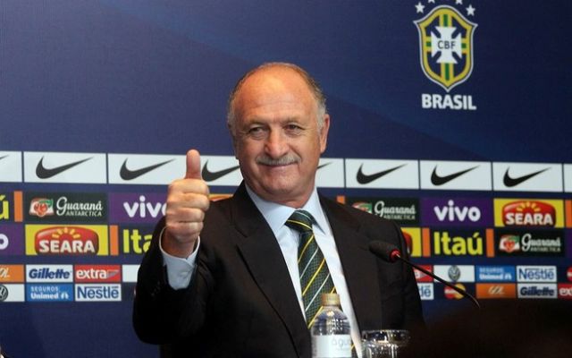 O técnico Luiz Felipe Scolari na coletiva em que anunciou os 23 convocados da seleção. Divulgação/Vipcomm 